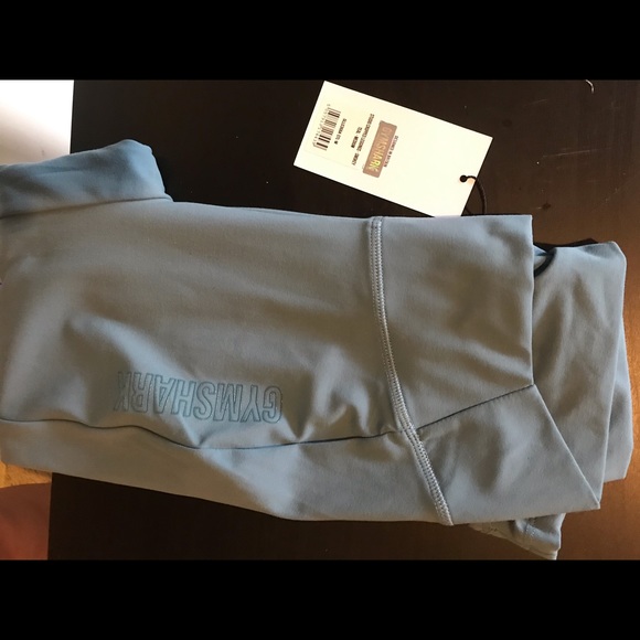 Gymshark Studio Cropped High Wasted Leggings teal - Picture 2 of 3